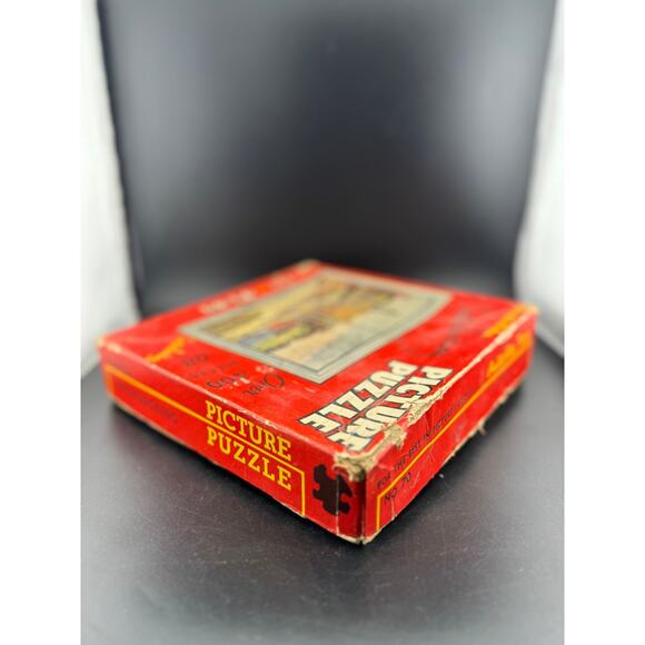 Vintage Built-Rite Puzzle - Ship Building - Picture 2 of 6